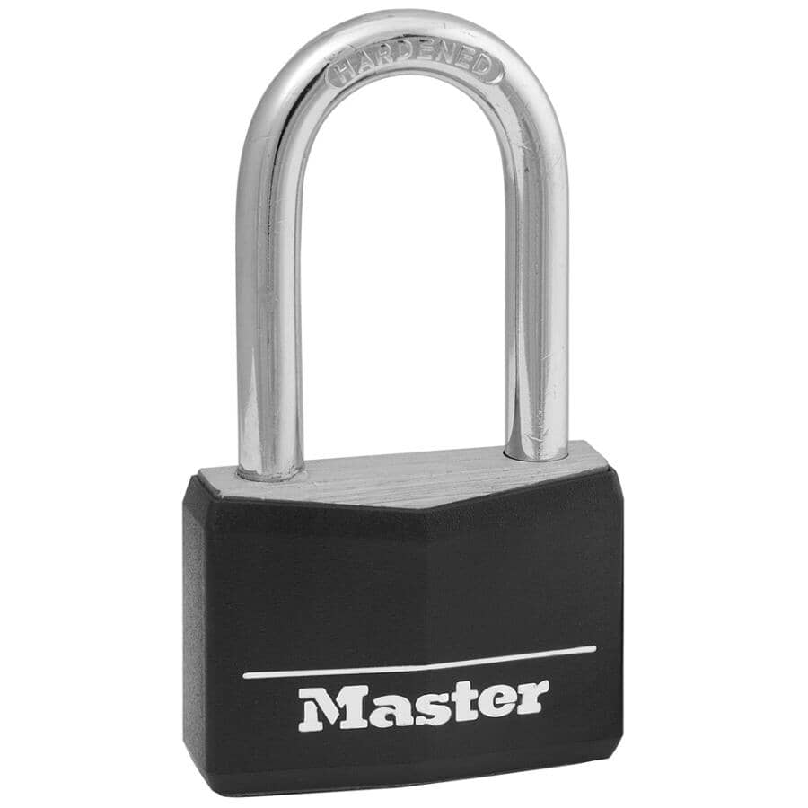 1-9/16" Covered Brass Padlock, with 1-1/2" Shackle