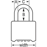 2" Resettable Combination Padlock