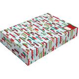 3 Pack 13" x 9" x 2" Folding Christmas Gift Boxes