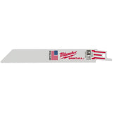 6" 14 TPI Sawzall Reciprocating Saw Blades - 5 Pack