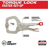 6" Locking Clamp with Swivel Pads