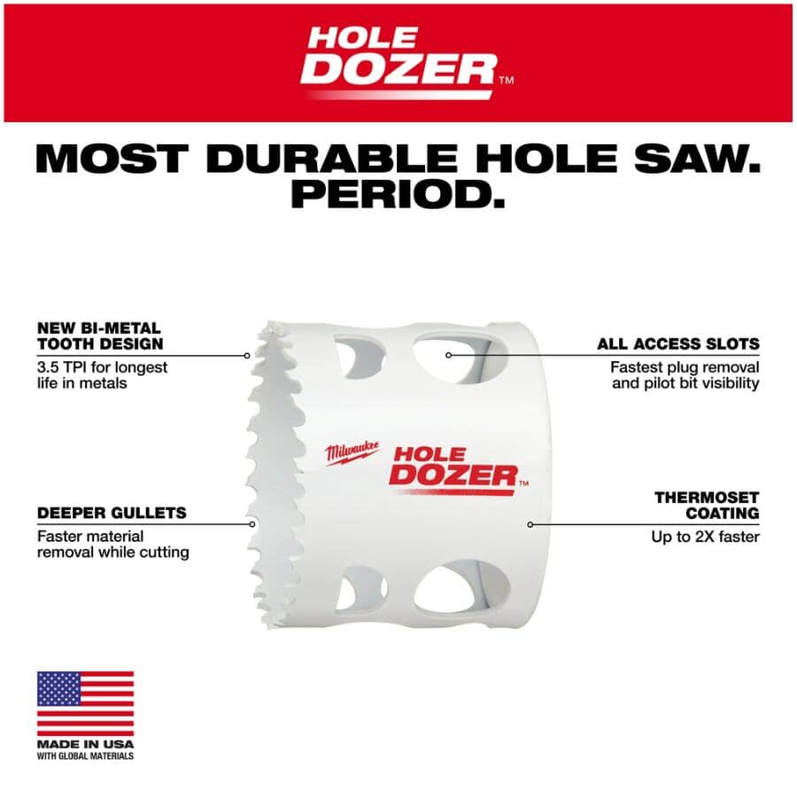 Hole Dozer 1-1/2" Bi-Metal Hole Saw
