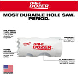 Hole Dozer 1-1/8" Bi-Metal Hole Saw