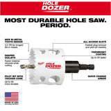 Hole Dozer General Purpose Hole Saw Set - 9 Piece