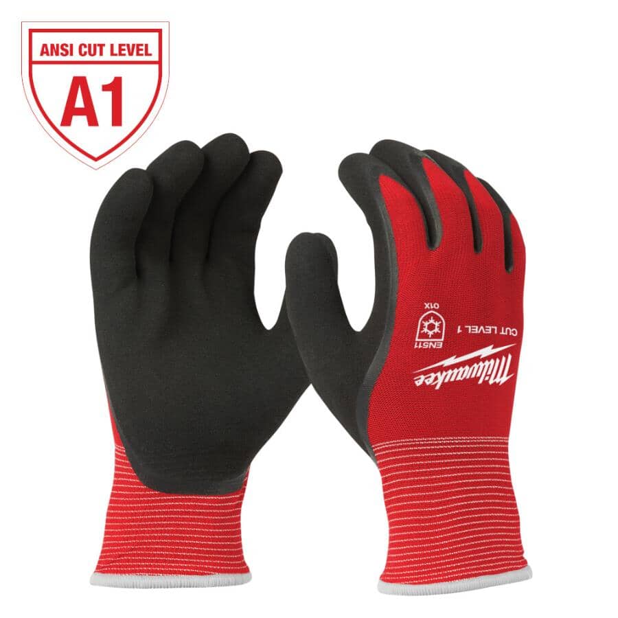 Insulated Cut Level 1 Winter Gloves - Large