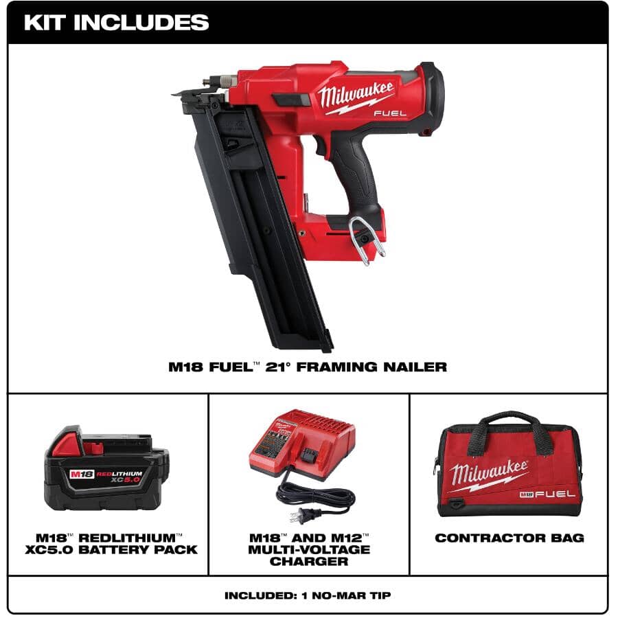M18 Fuel 30 Degree Framing Nailer Kit