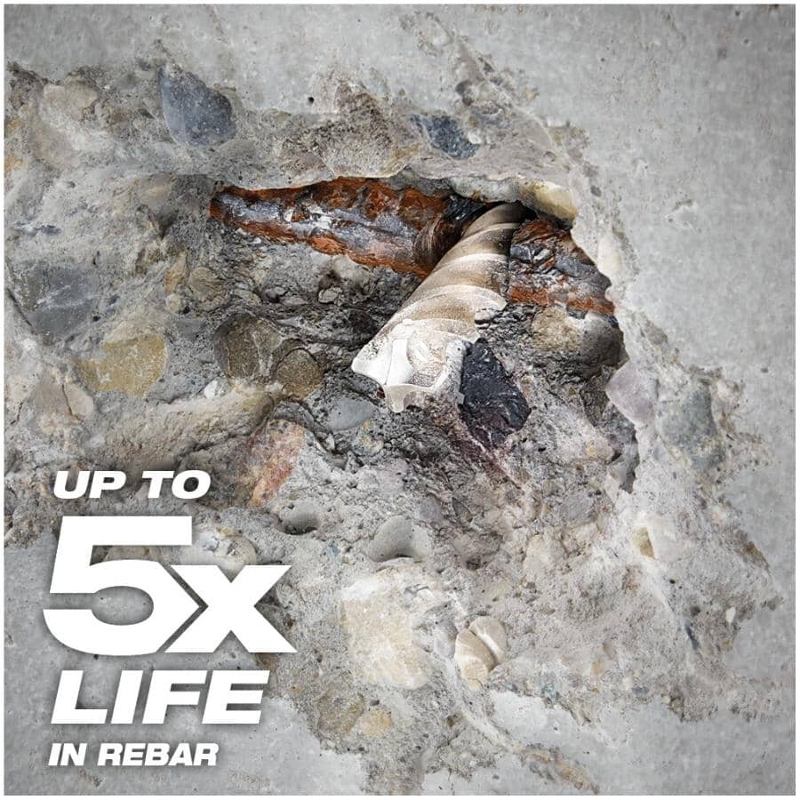 MX4 1" x 17" x 21" SDS MAX Drill Bit - 4 Cutters