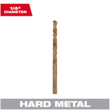 Red Helix 1/4" Cobalt Drill Bit