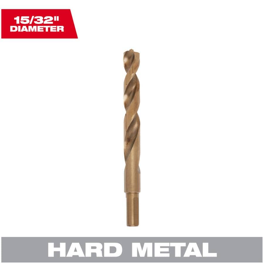 Red Helix 15/32" Cobalt Drill Bit