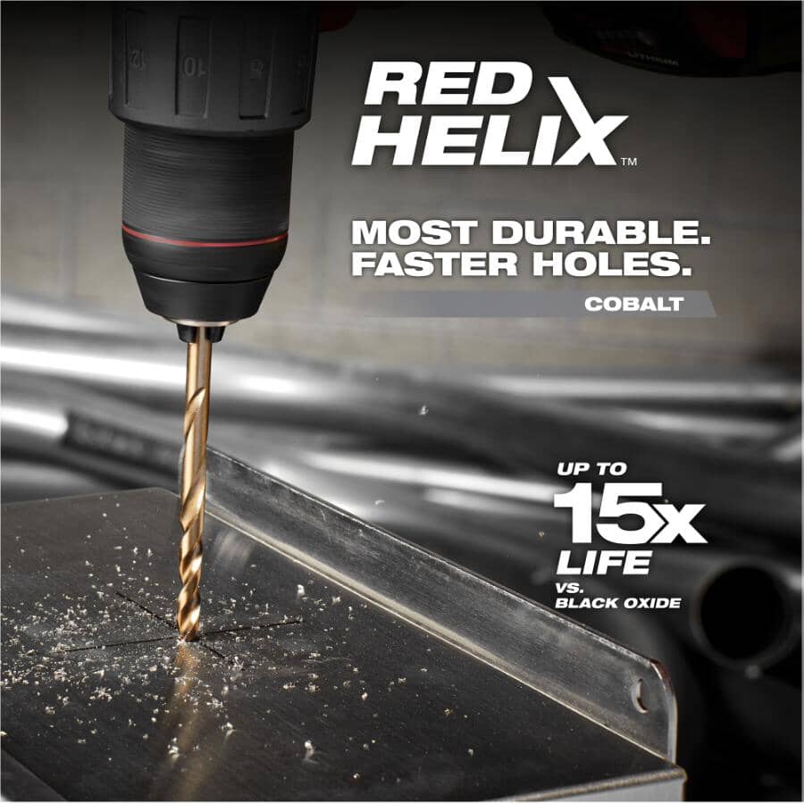 Red Helix 17/64" Cobalt Drill Bit