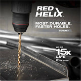 Red Helix 27/64" Cobalt Drill Bit