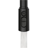 Durani Modern Single Handle Pull-Down Kitchen Faucet - Black