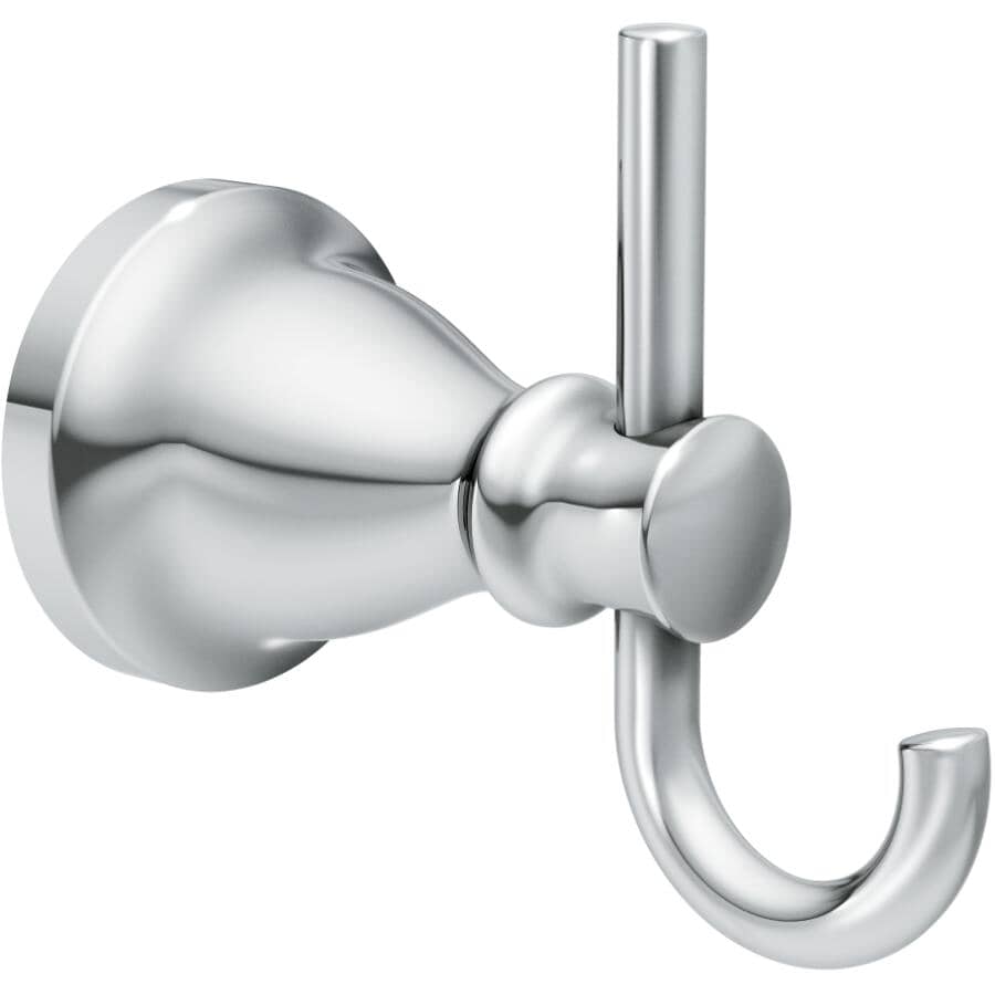 Hilliard Double Robe Hook - Chrome