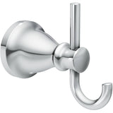 Hilliard Double Robe Hook - Chrome