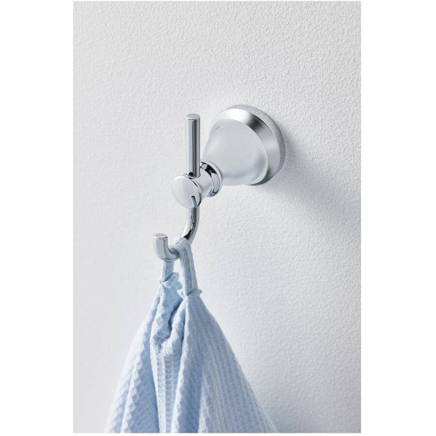 Hilliard Double Robe Hook - Chrome