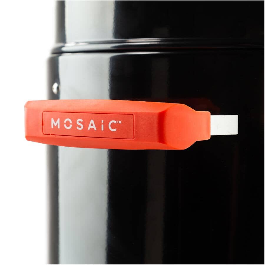 Compact Charcoal Bullet Smoker - Black, 376 sq. in.