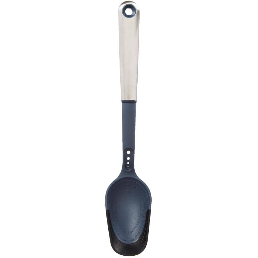 Nylon & Silicone Basting Spoon - Grey, 13"
