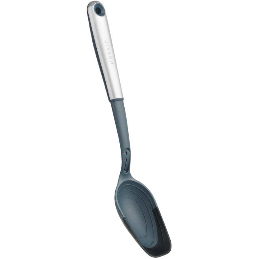Nylon & Silicone Basting Spoon - Grey, 13"