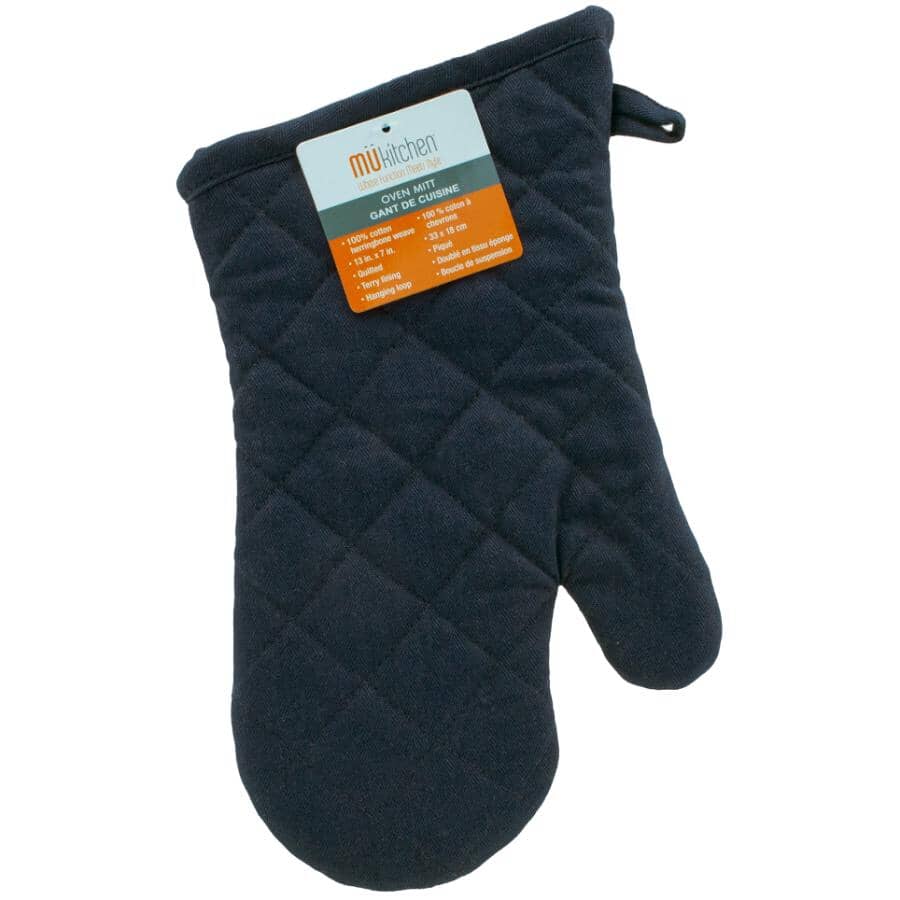 Cotton Oven Mitt - Navy