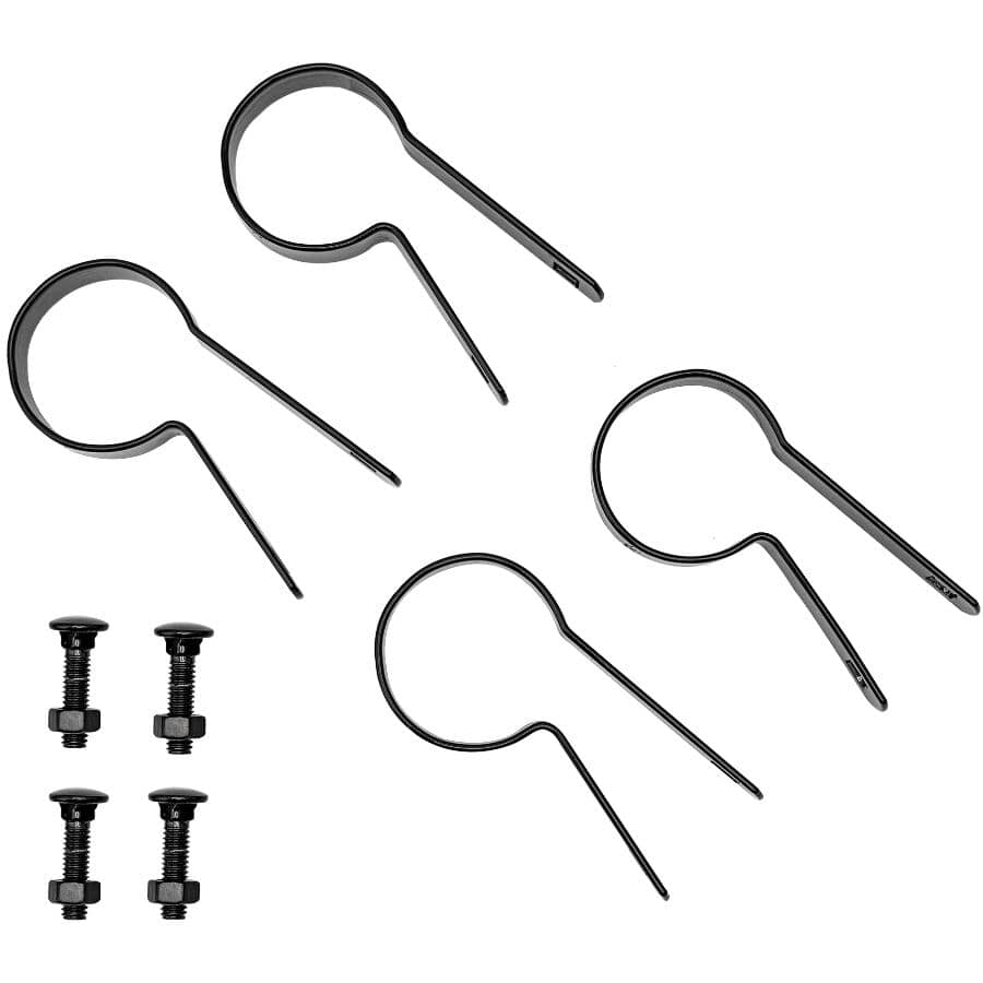 1-7/8" Black Offset Tension Bands - with Nut & Bolt,  4 Pack