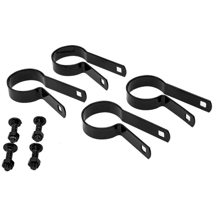 1-7/8" Black Offset Tension Bands - with Nut & Bolt,  4 Pack