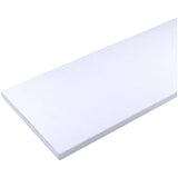 12" x 36" White Laminated Shelf