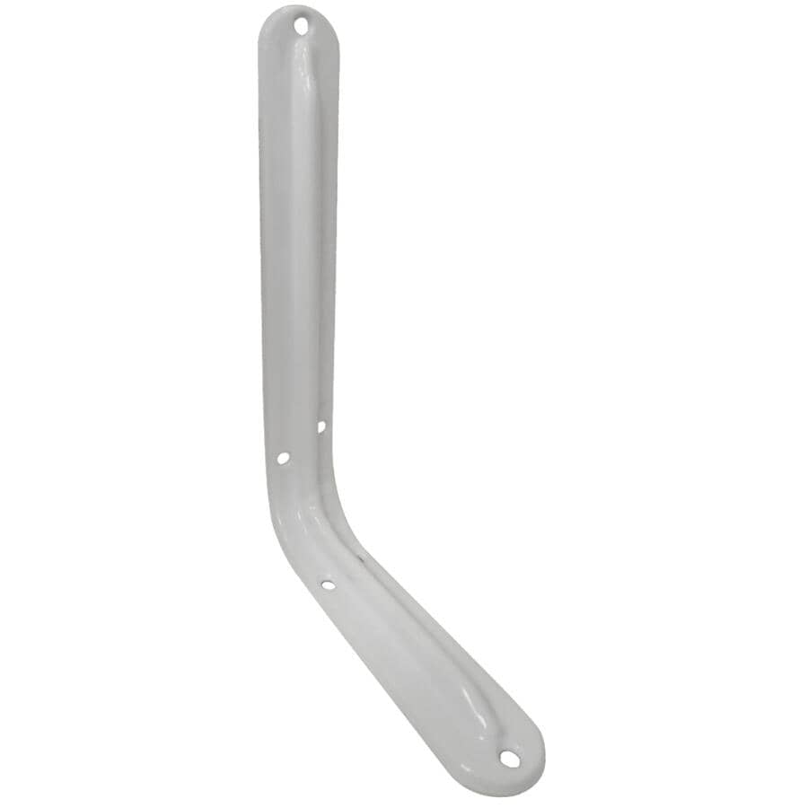 12" x 8" Heavy Duty Shelf Bracket - White