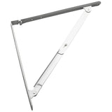 16" White Folding Shelf Bracket