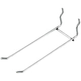 3" Double Zinc Hooks, for Pegboard - 2 Pack