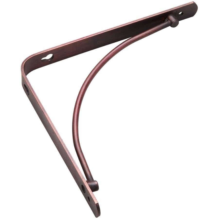8" Decorative Shelf Bracket - Oil Rubbed Bronze