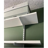 8" x 36" White Laminated Shelf