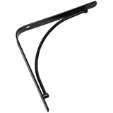 8" x 8" Decorative Black Ornamental Shelf Bracket