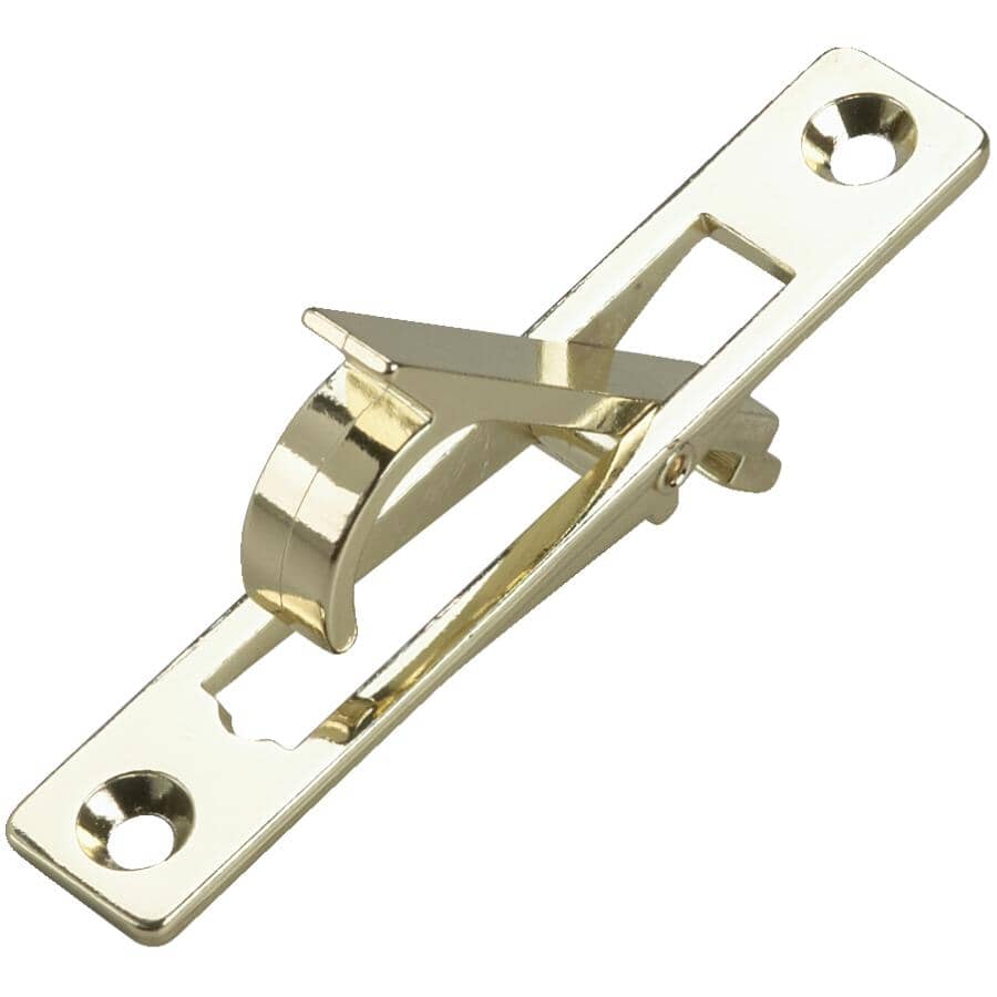 Pocket Door Edge Pull - Brass Finish