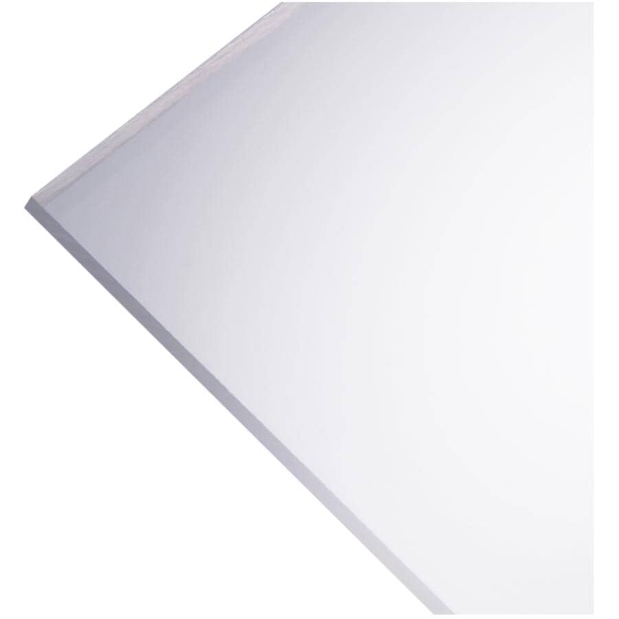 .118" x 30" x 60" Clear Acrylic Sheet