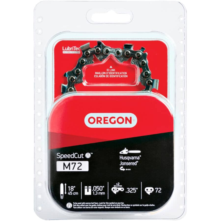 M72 SpeedCut Replacement Chainsaw Chain - 18"