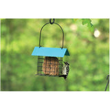 Single Suet Cake Bird Feeder - with Metal Roof