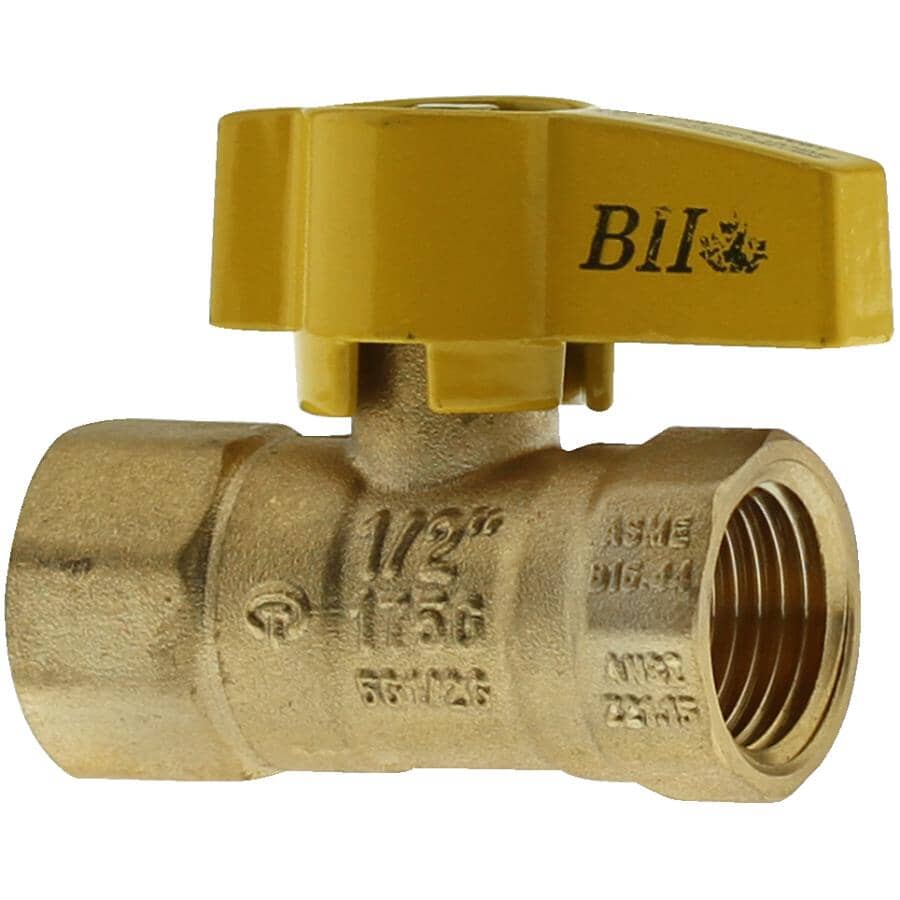 1/2" FPT Gas Ball Valve