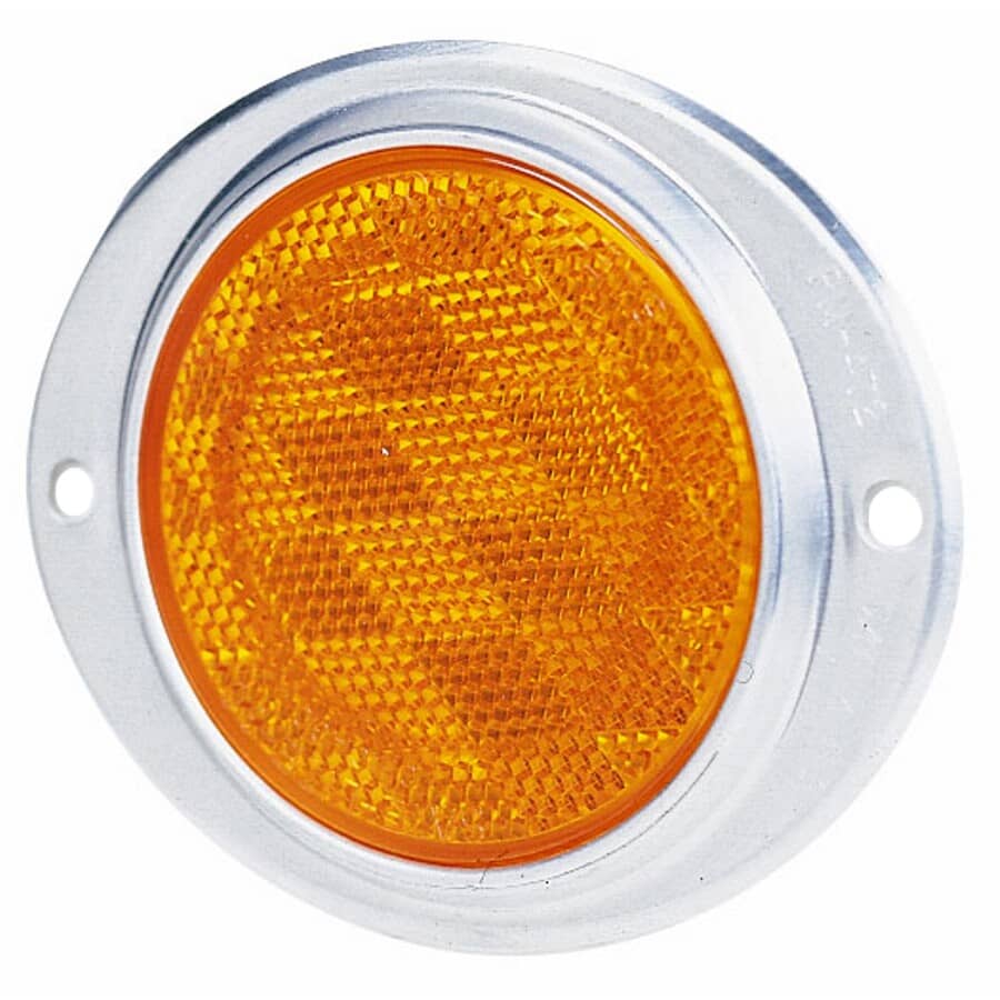 Amber Oval Reflector