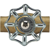 1/2" Copper Straight Stop Valve - with Aluminum Handle