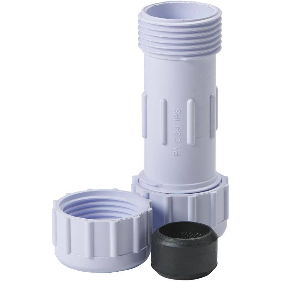3/4" PVC Compression Coupling