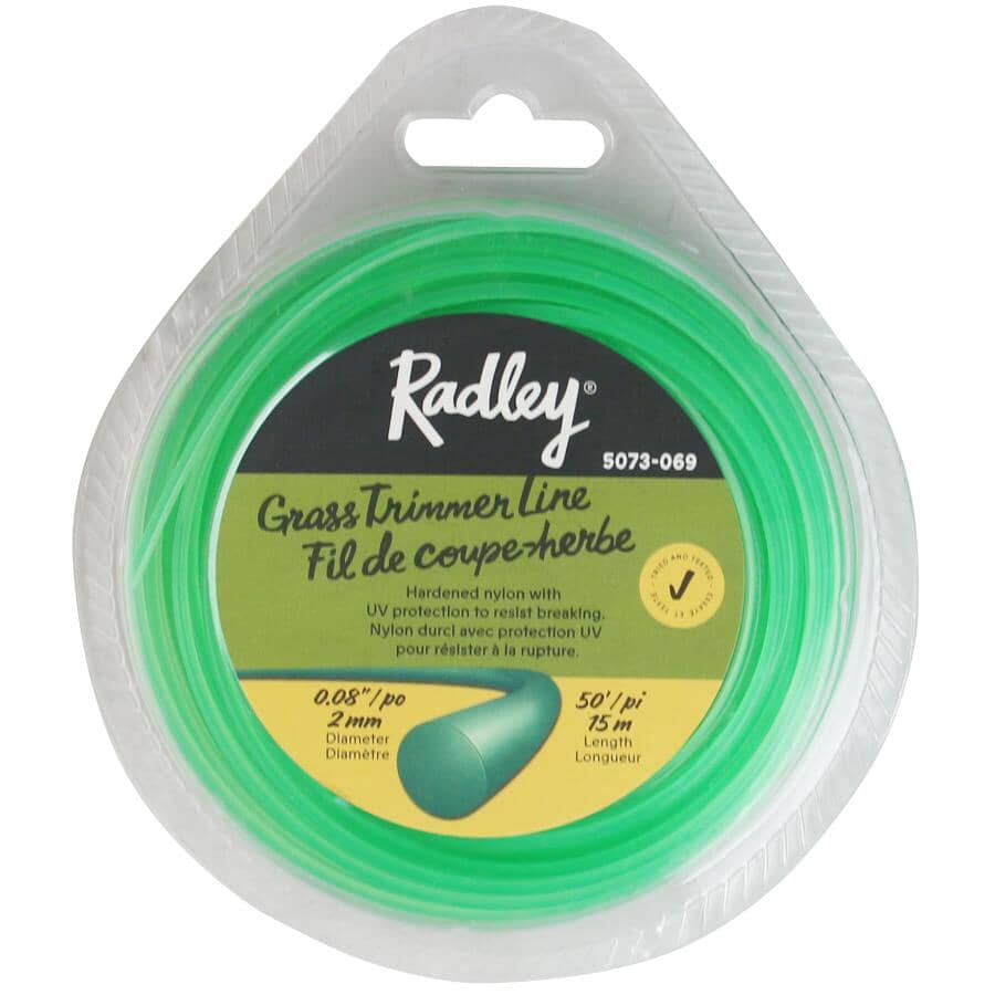 0.080" x 50' Round Grass Trimmer Line