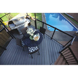 35-7/8" x 30" x 6mm Tempered Glass, for Aluminum Railing