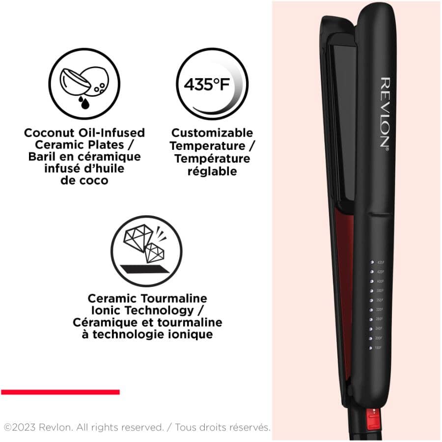 SmoothStay 1" Coconut Oil-Infused Straightener