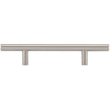3-25/32" Contemporary Cabinet Pull - Brushed Nickel