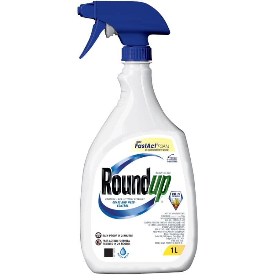 Non-Selective Herbicide - with FastAct Foam + Ready-To-Use, 1 L