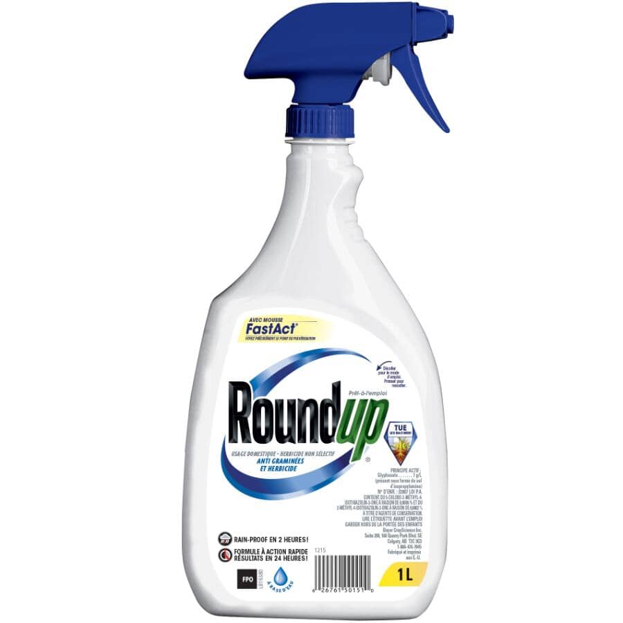Non-Selective Herbicide - with FastAct Foam + Ready-To-Use, 1 L