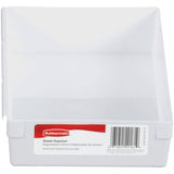 Drawer Organizer - White, 9" x 6" x 2"