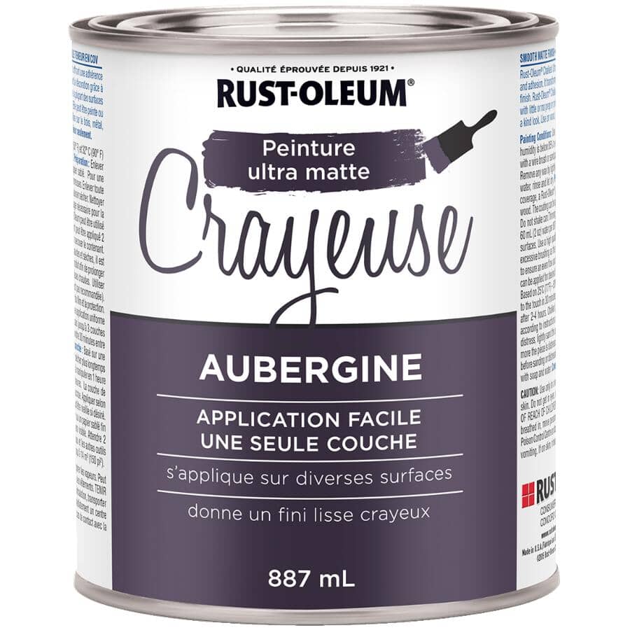Chalked Ultra Matte Paint - Aubergine, 887 ml