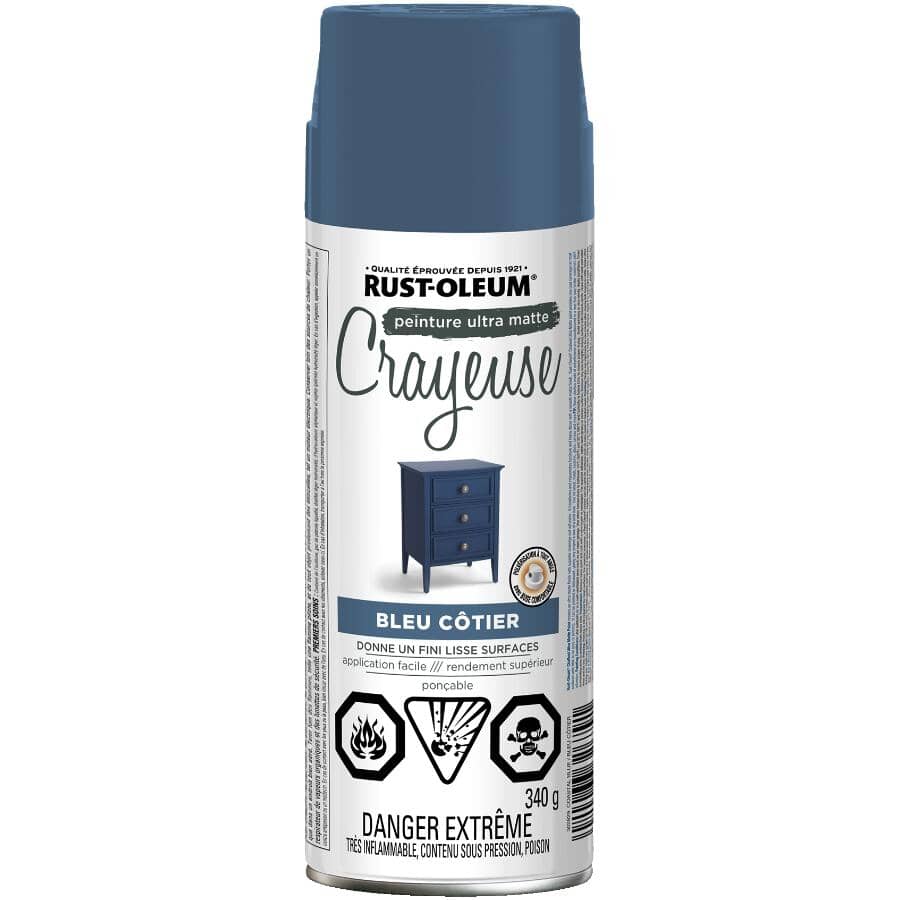 Chalked Ultra Matte Spray Paint - Coastal Blue, 340 g