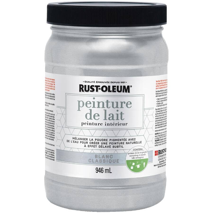 Interior Milk Paint - Classic White, 946 ml
